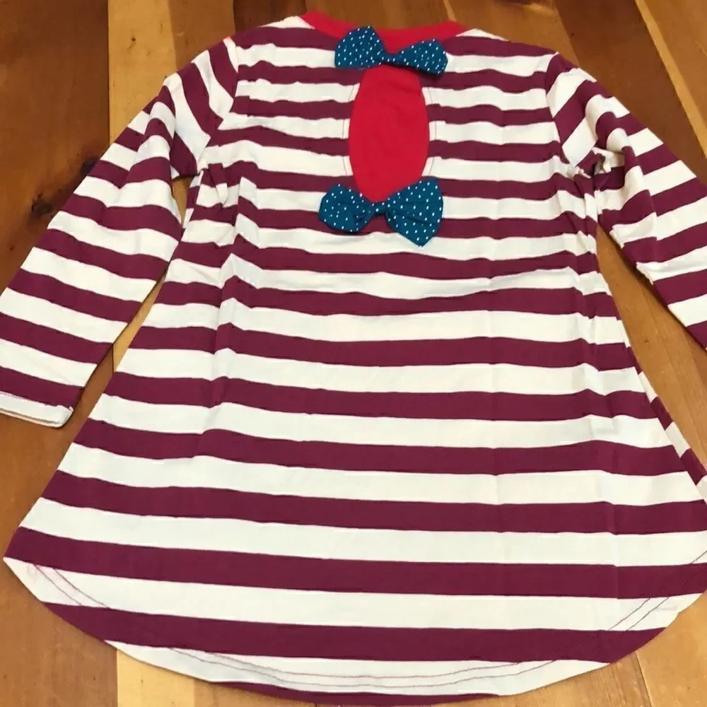Fancaiwindmill girl's striped dress
